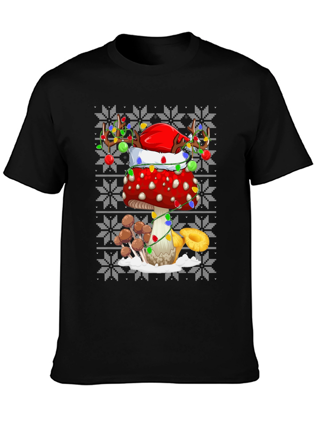 Mushroom Christmas T-Shirt