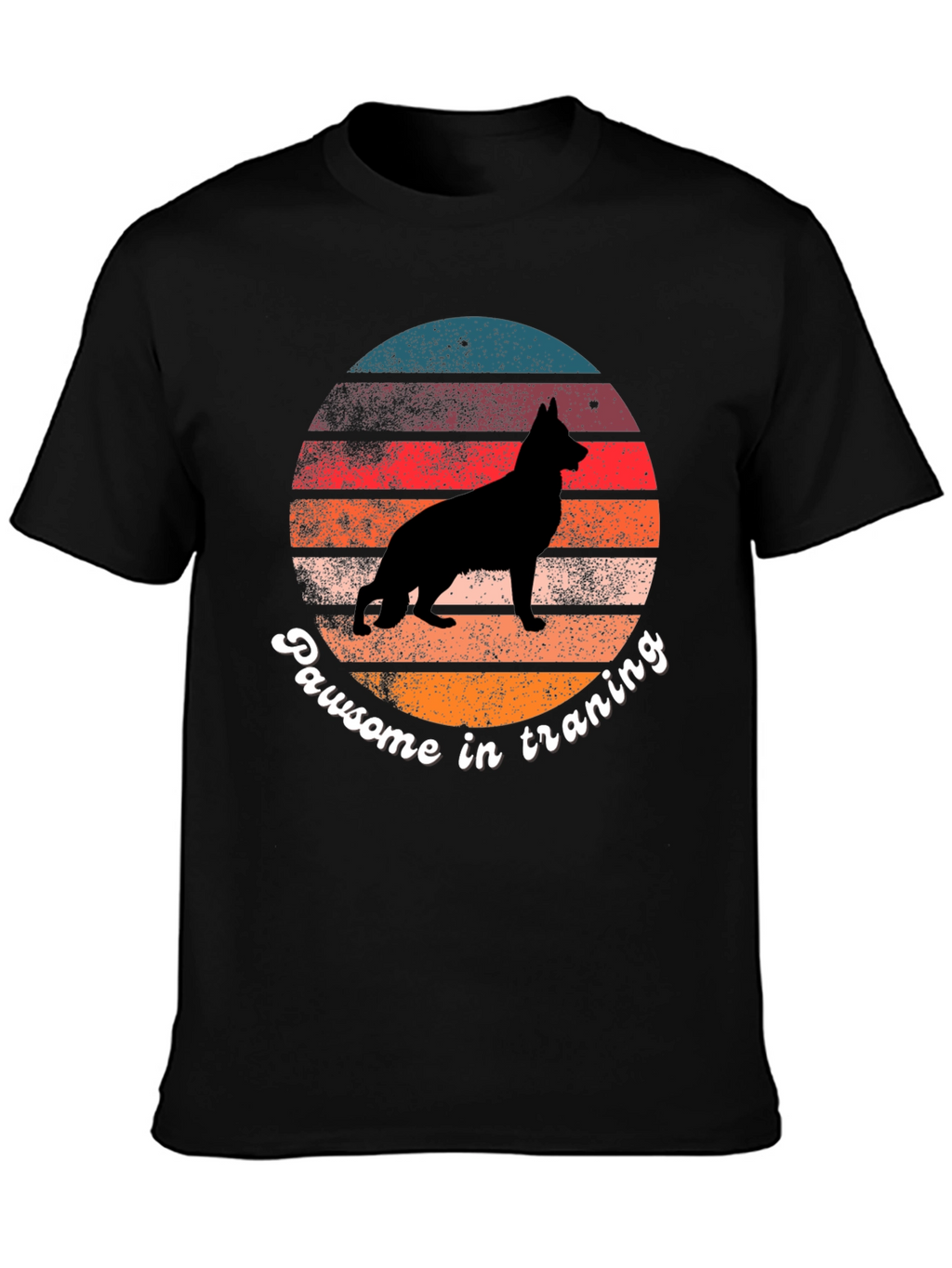 Pawsome Dog Training Retro T-Shirt