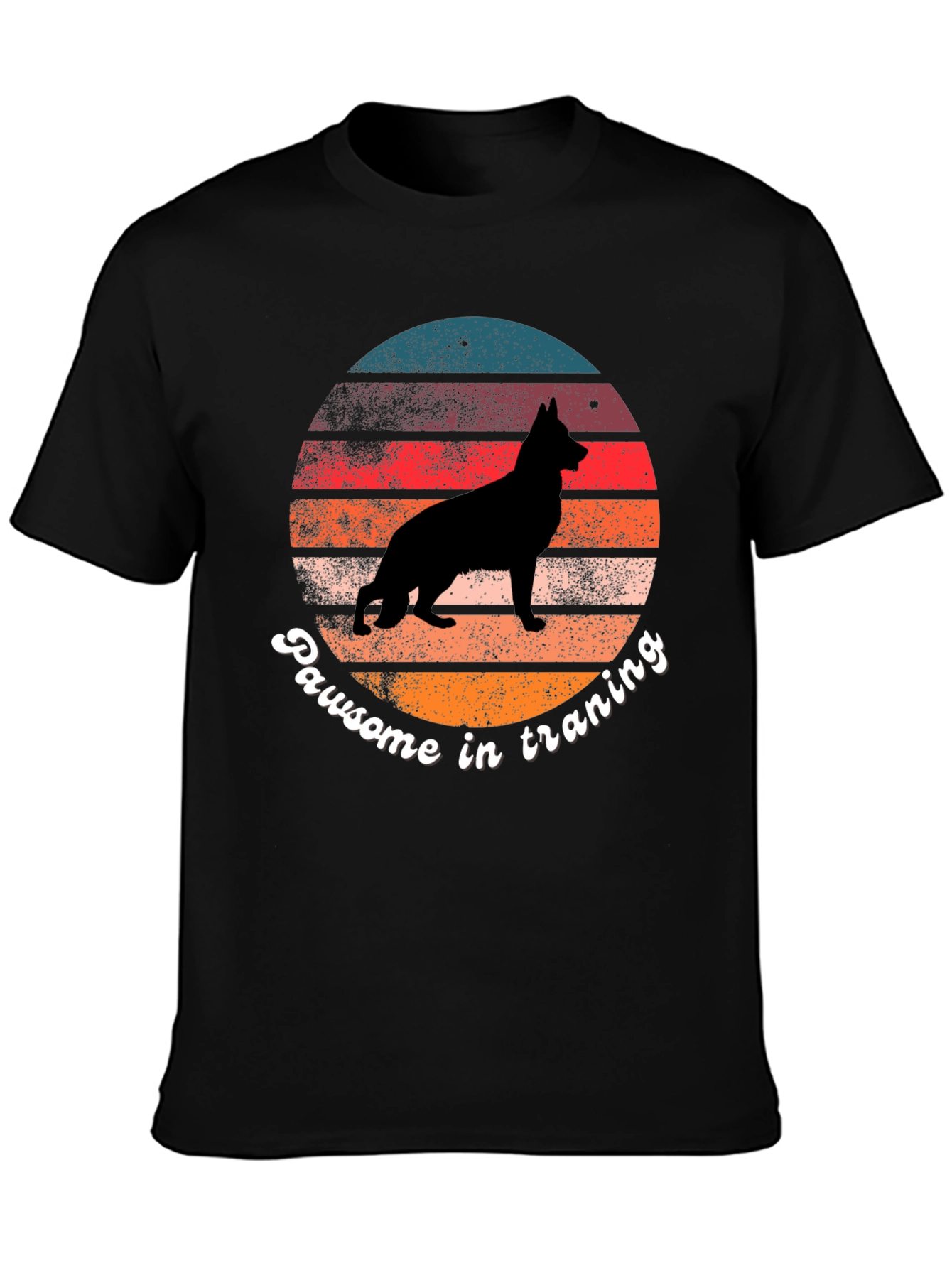 Pawsome Dog Training Retro T-Shirt