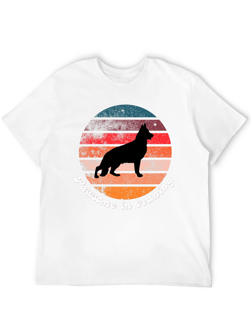 Pawsome Dog Training Retro T-Shirt