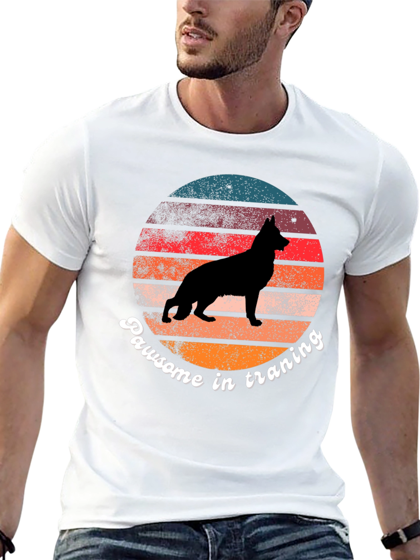 Pawsome Dog Training Retro T-Shirt
