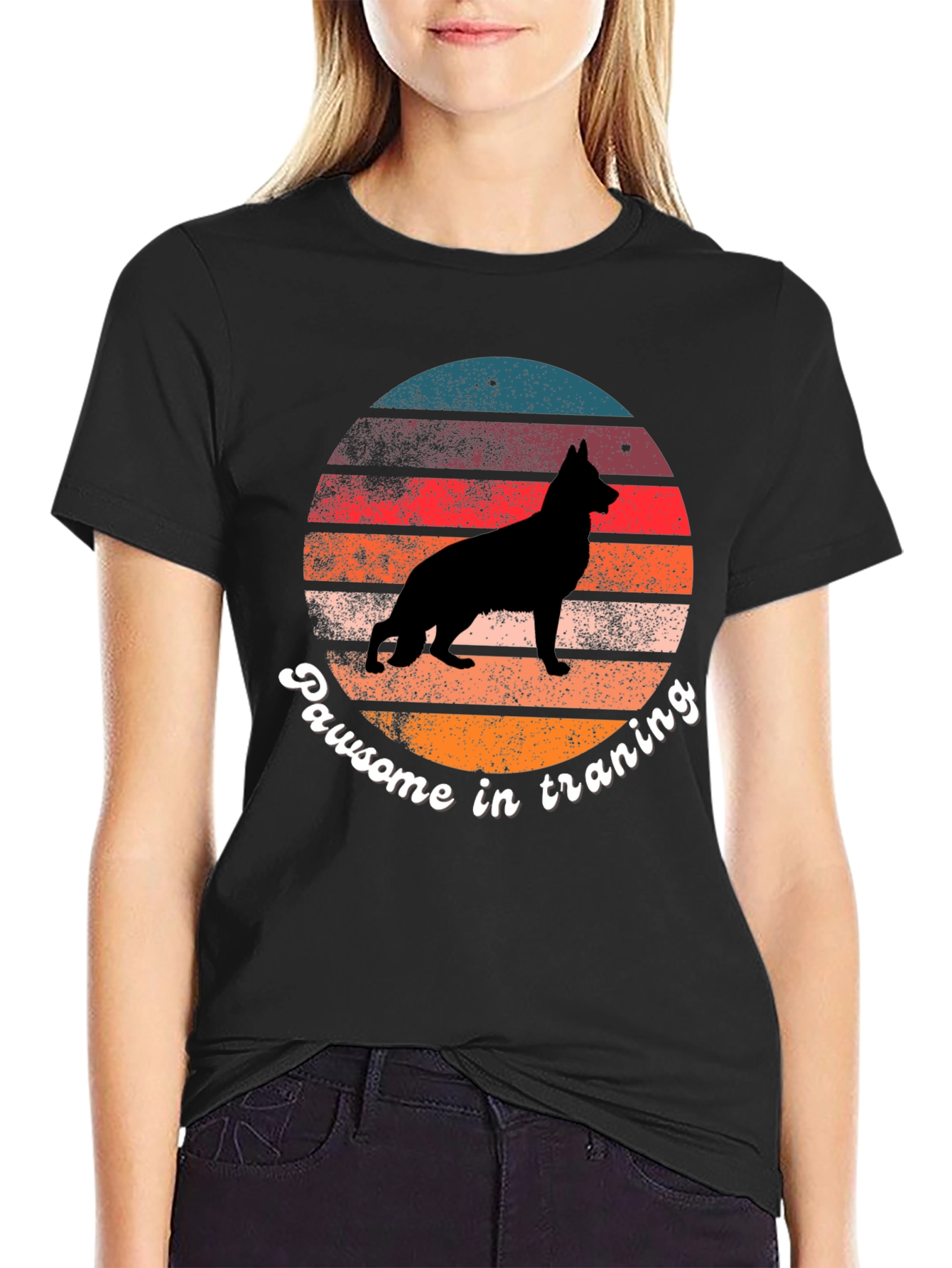 Pawsome Dog Training Retro T-Shirt