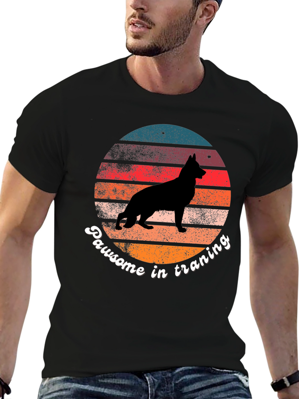 Pawsome Dog Training Retro T-Shirt