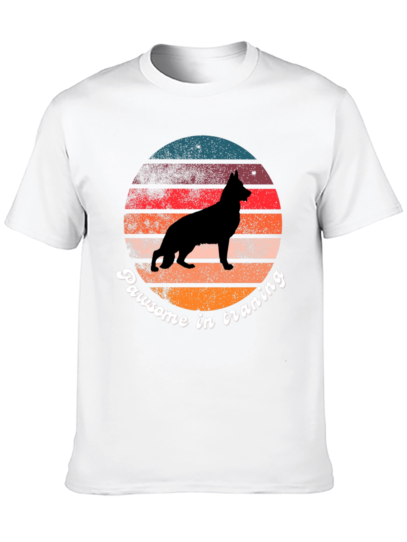 Pawsome Dog Training Retro T-Shirt
