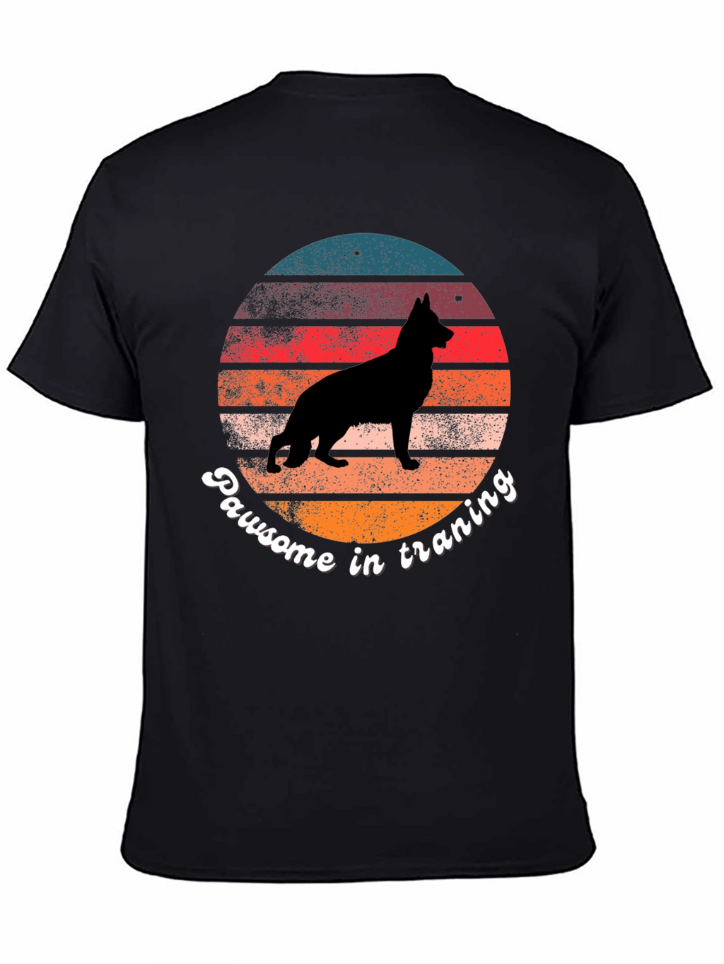 Pawsome Dog Training Retro T-Shirt
