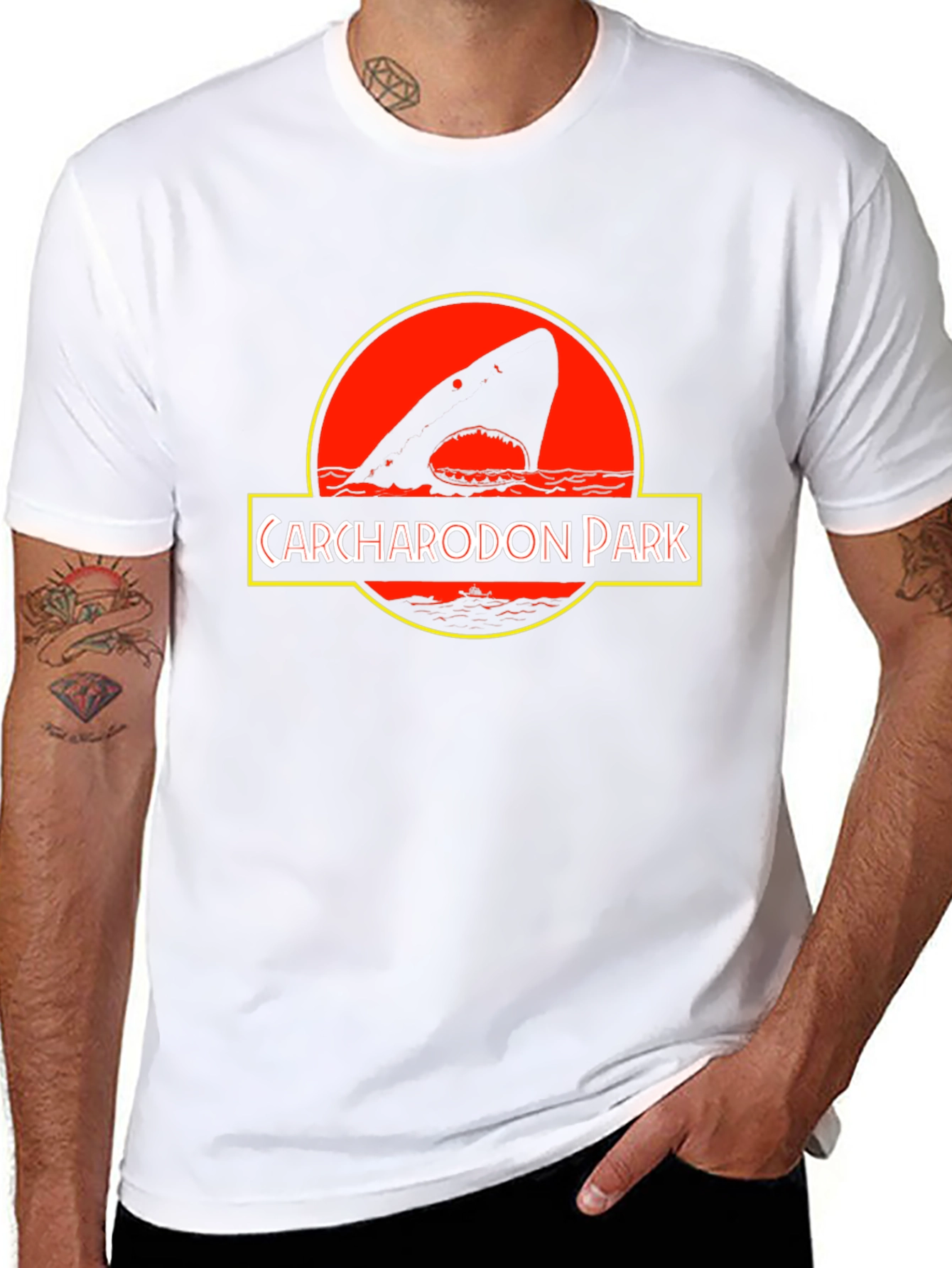 Carcharodon Park Shark T-Shirt - Jaws Inspired