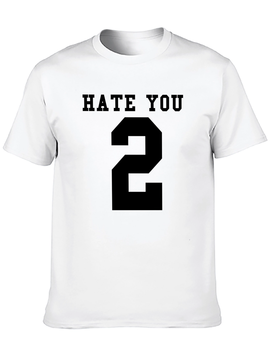 Hate You Number 2 Black Graphic Tee