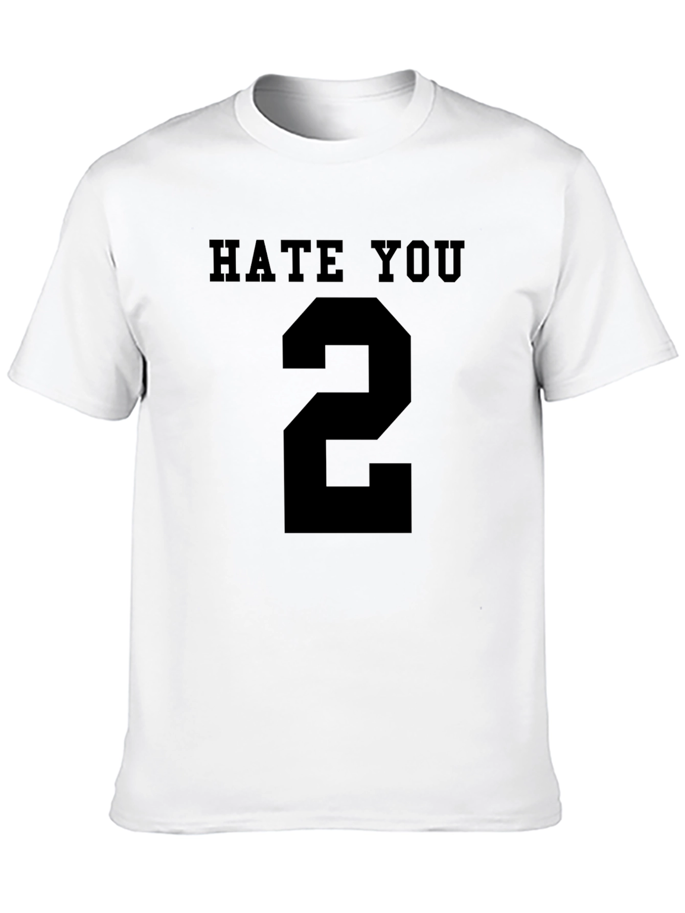 Hate You Number 2 Black Graphic Tee