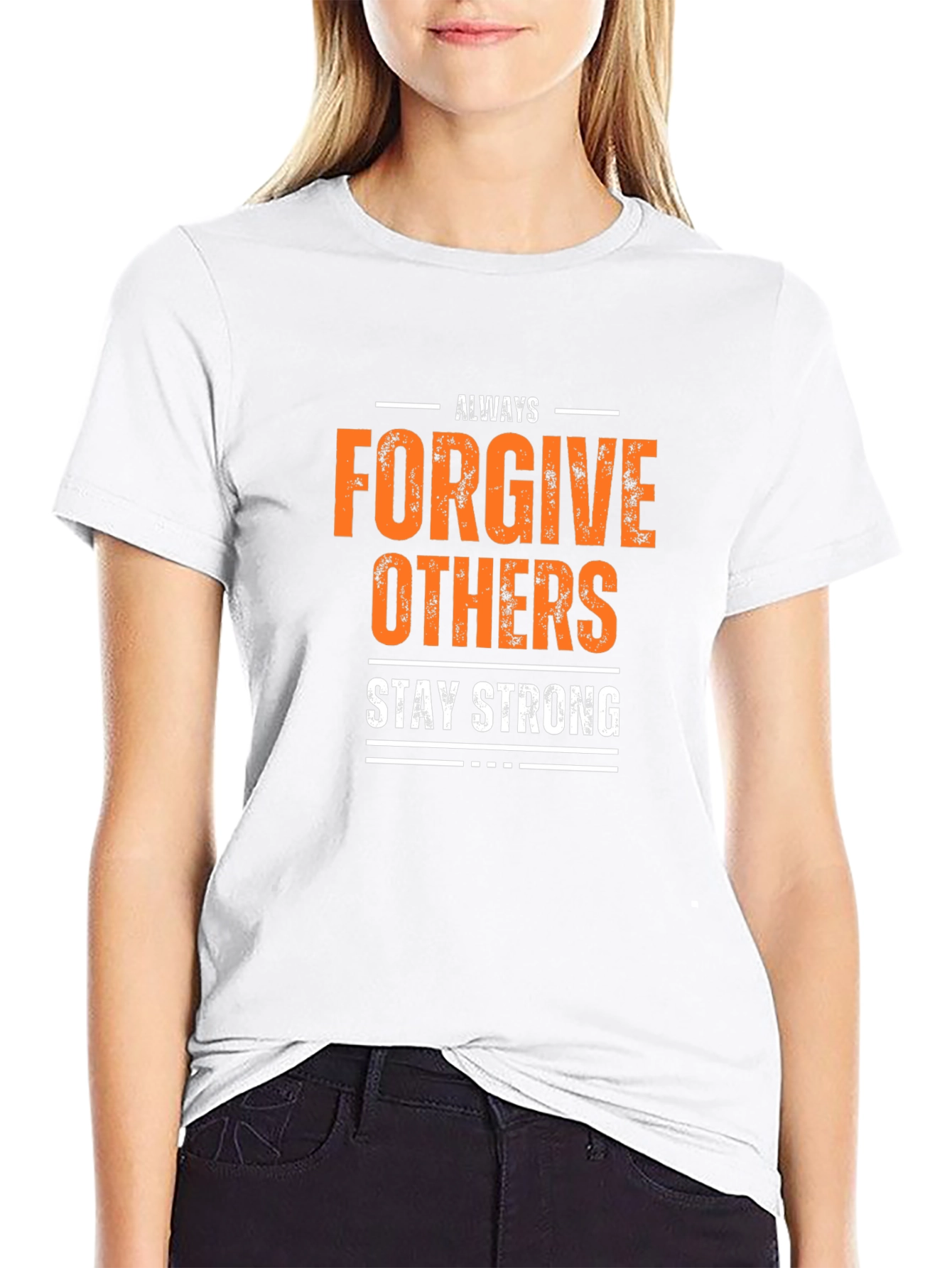 Always Forgive Others Black Graphic Tee