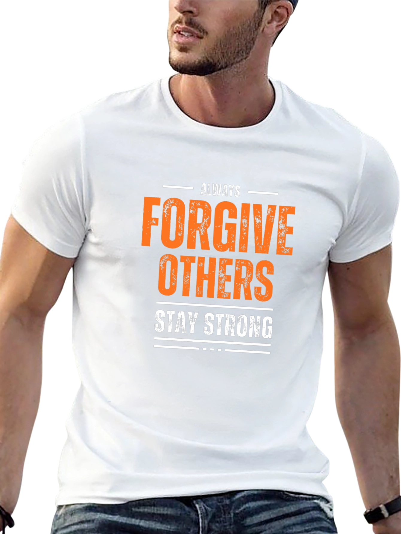 Always Forgive Others Black Graphic Tee