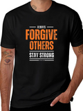 Always Forgive Others Black Graphic Tee