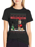 Santa Paws Dog Christmas T-Shirt
