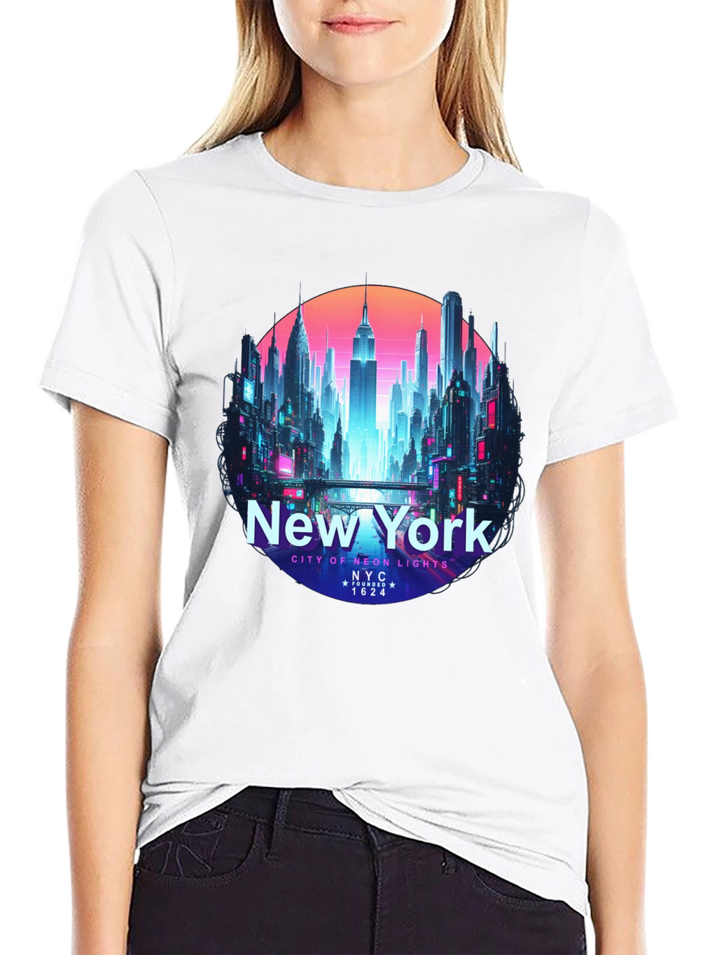 New York City Neon Lights T-Shirt
