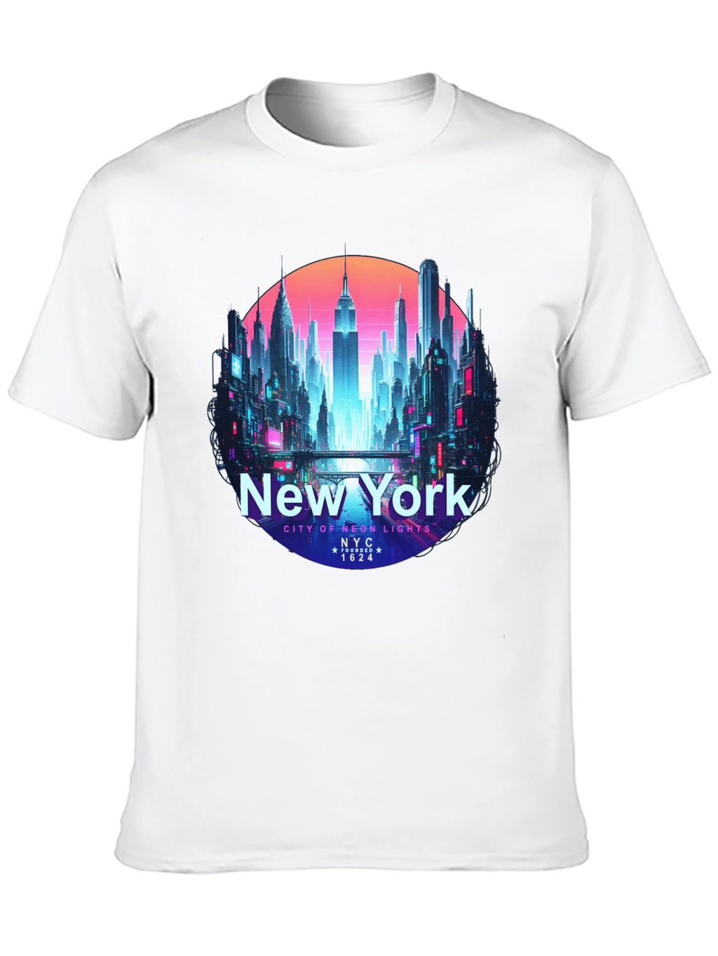New York City Neon Lights T-Shirt