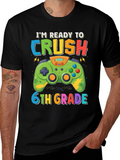 Im Ready to Crush 6th Grade Gaming T-Shirt