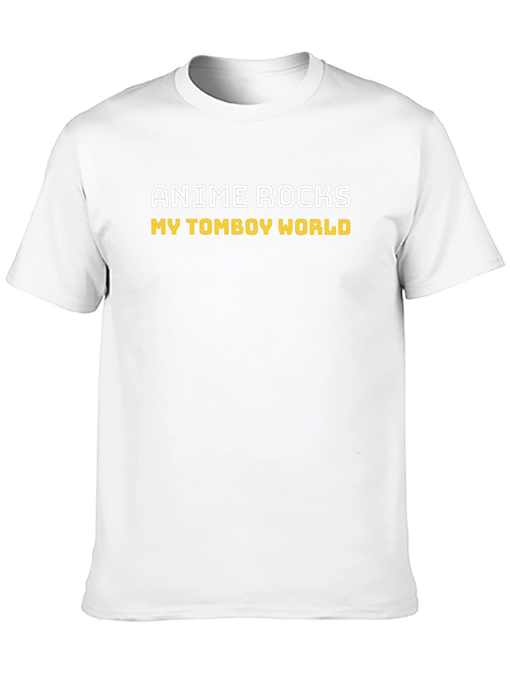 Anime Rocks My Tomboy World Graphic Tee