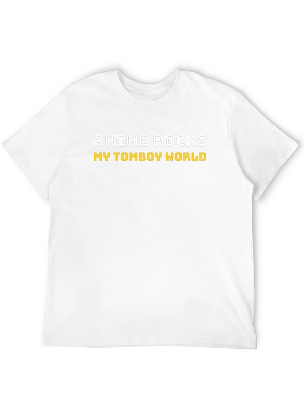 Anime Rocks My Tomboy World Graphic Tee