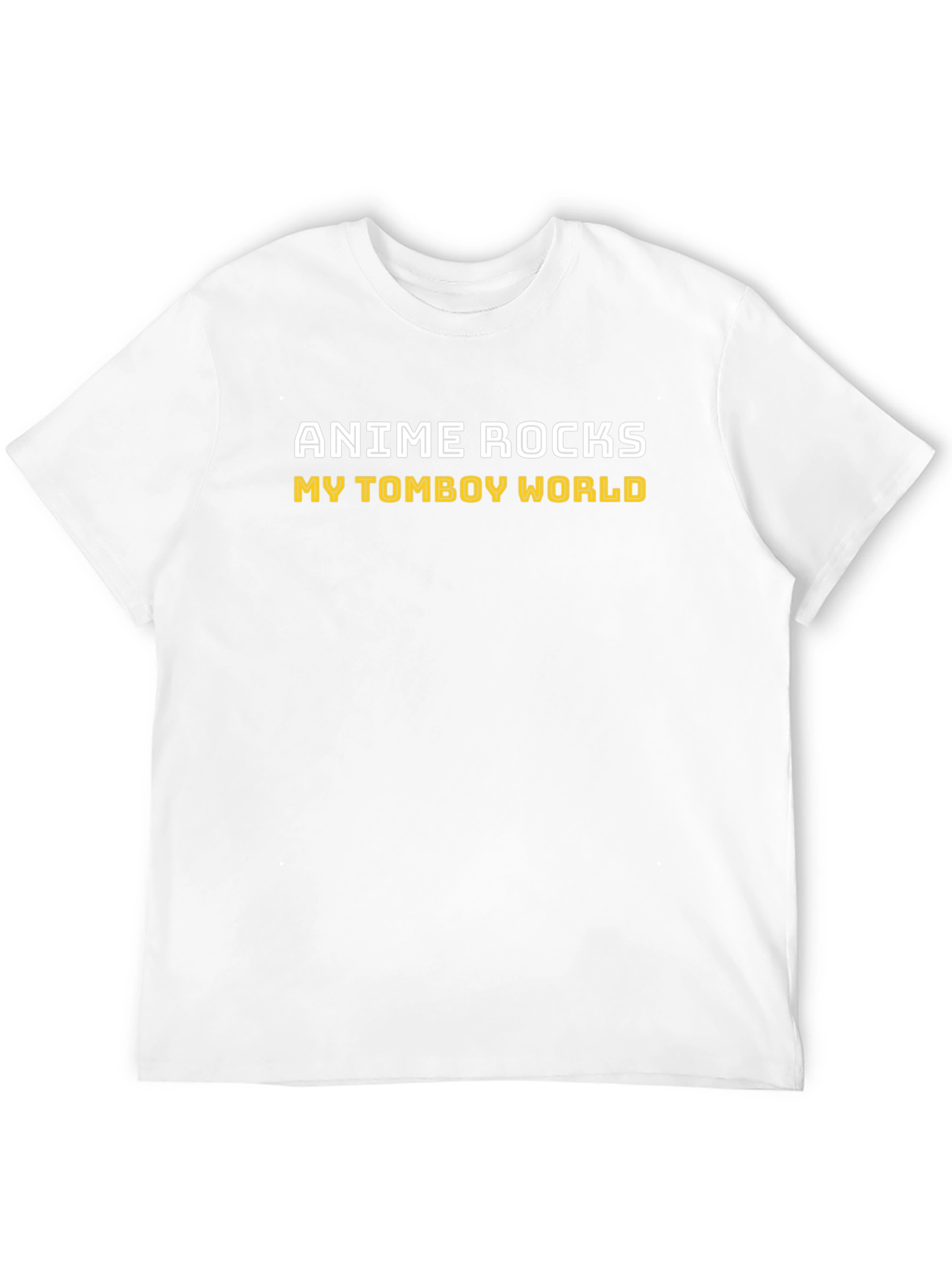 Anime Rocks My Tomboy World Graphic Tee