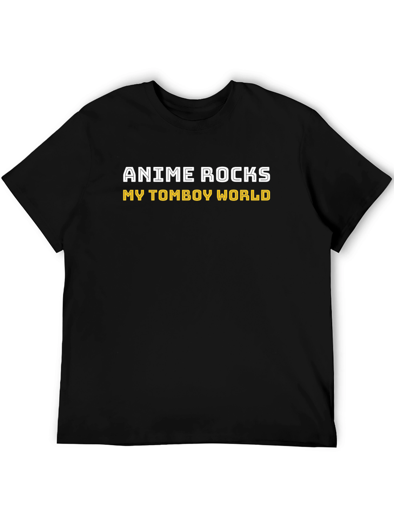 Anime Rocks My Tomboy World Graphic Tee
