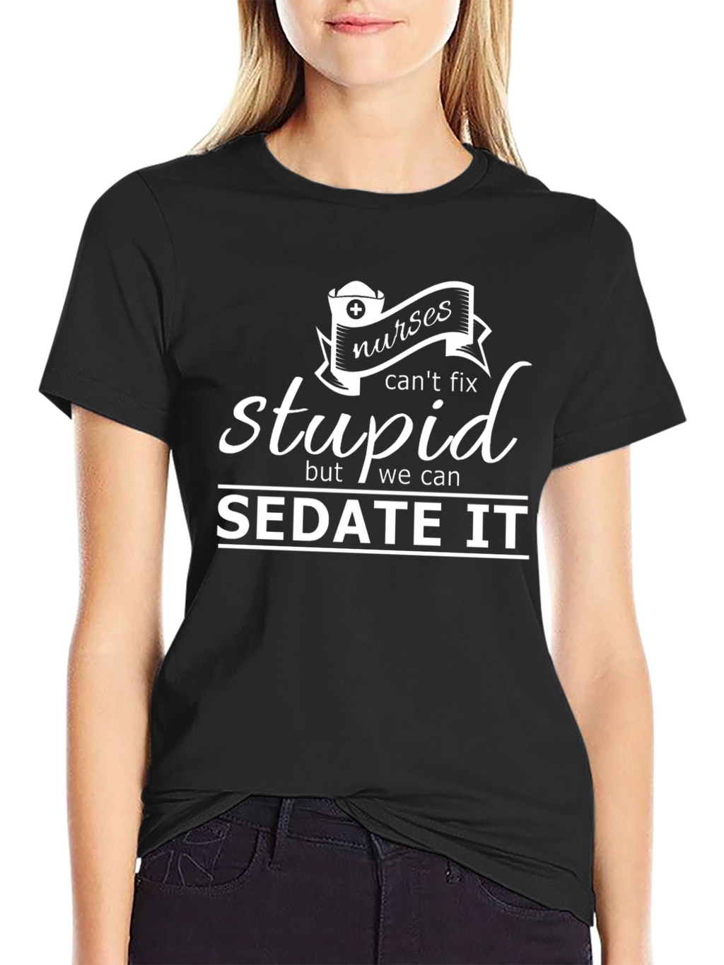 Funny Nurse T-Shirt - Sedate It Tee