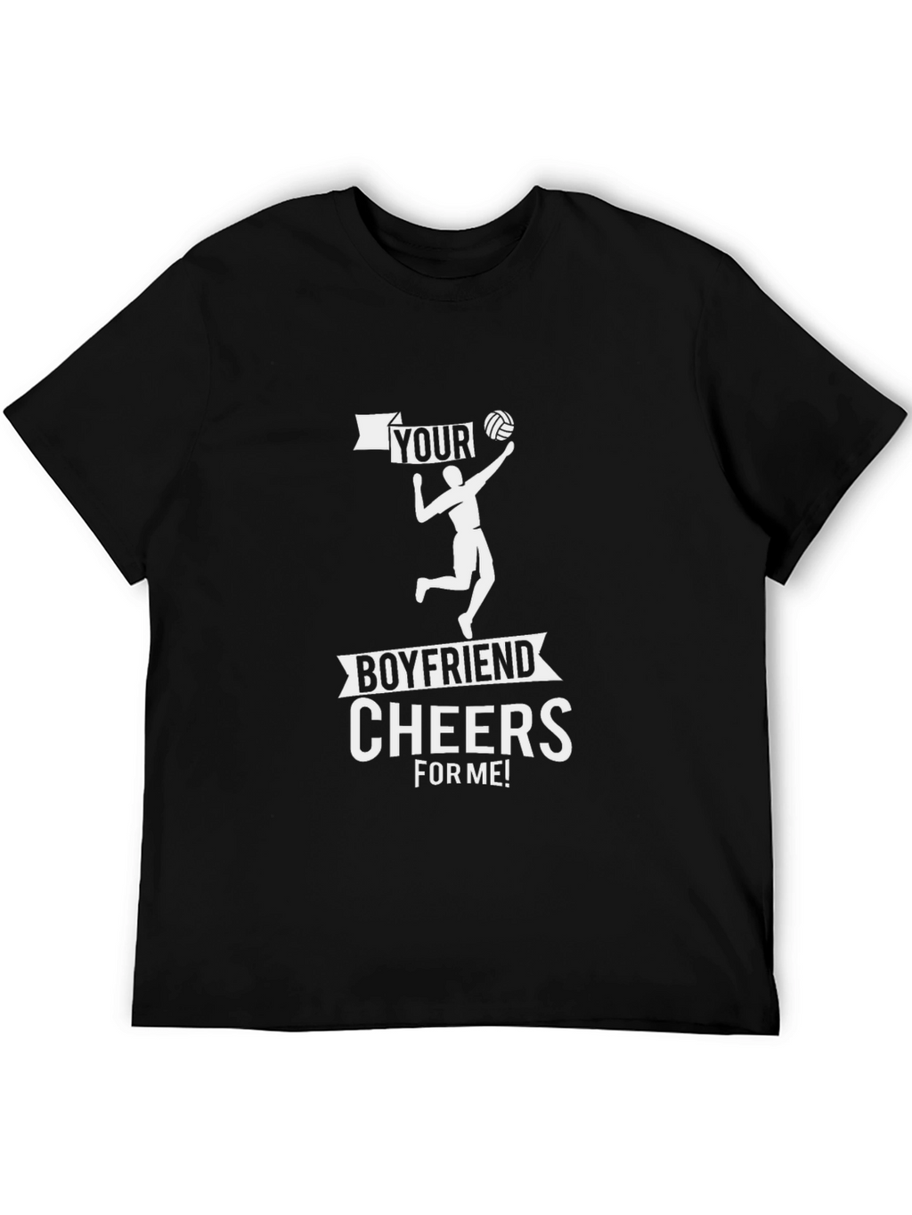 Volleyball Boyfriend Cheers T-Shirt