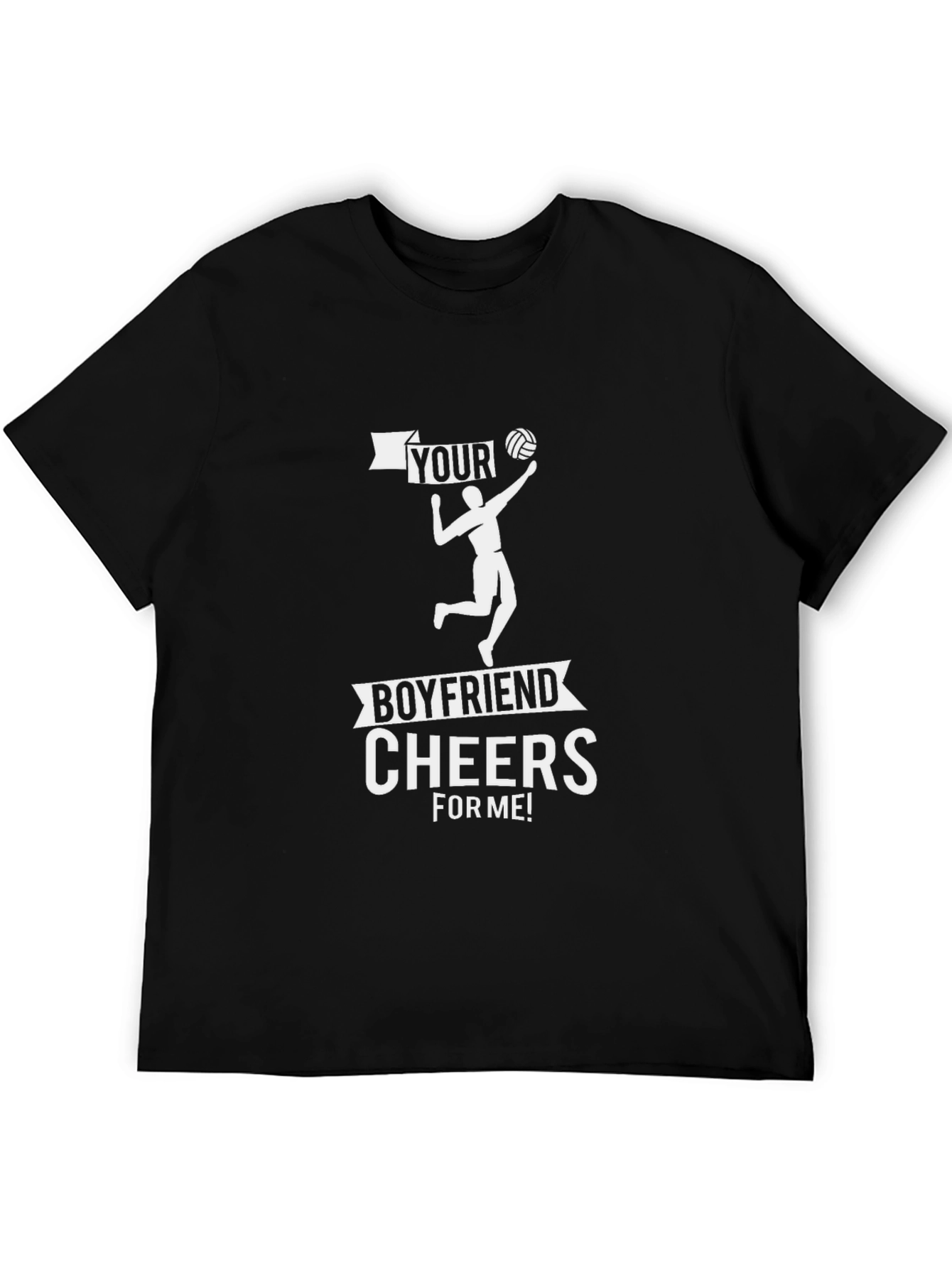 Volleyball Boyfriend Cheers T-Shirt