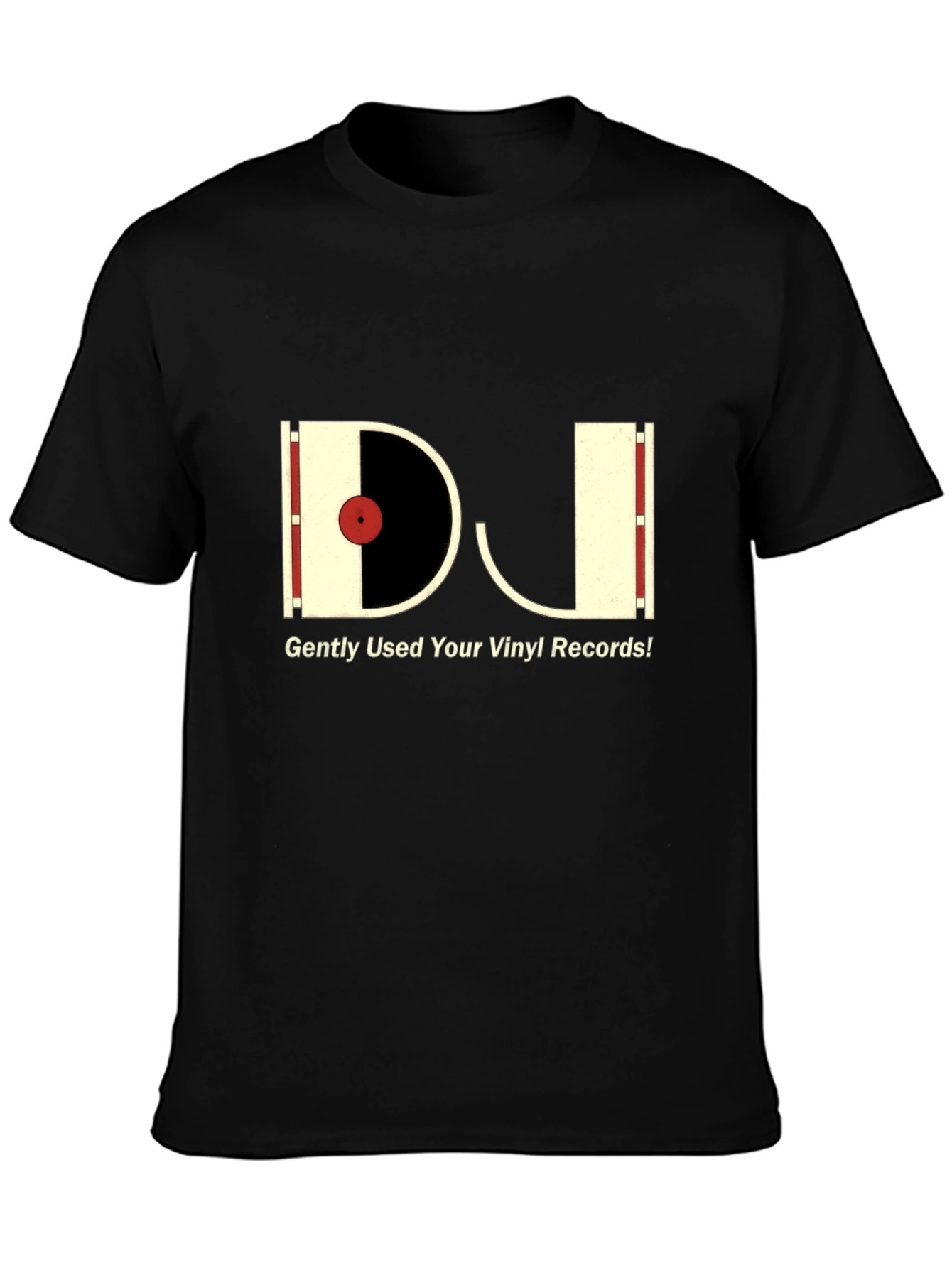 Vinyl Record DJ T-Shirt - Gently Used!