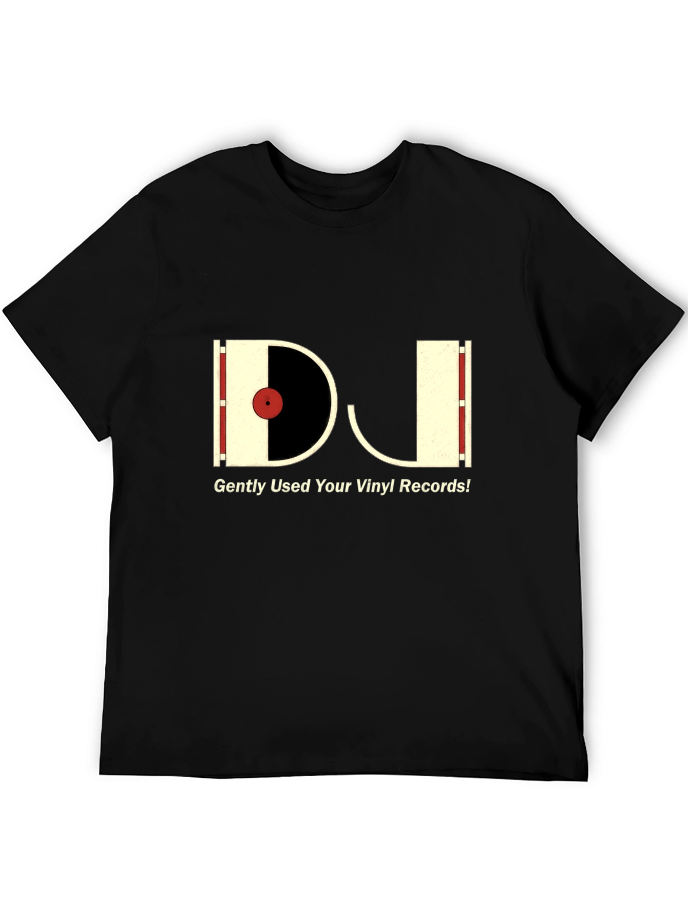 Vinyl Record DJ T-Shirt - Gently Used!