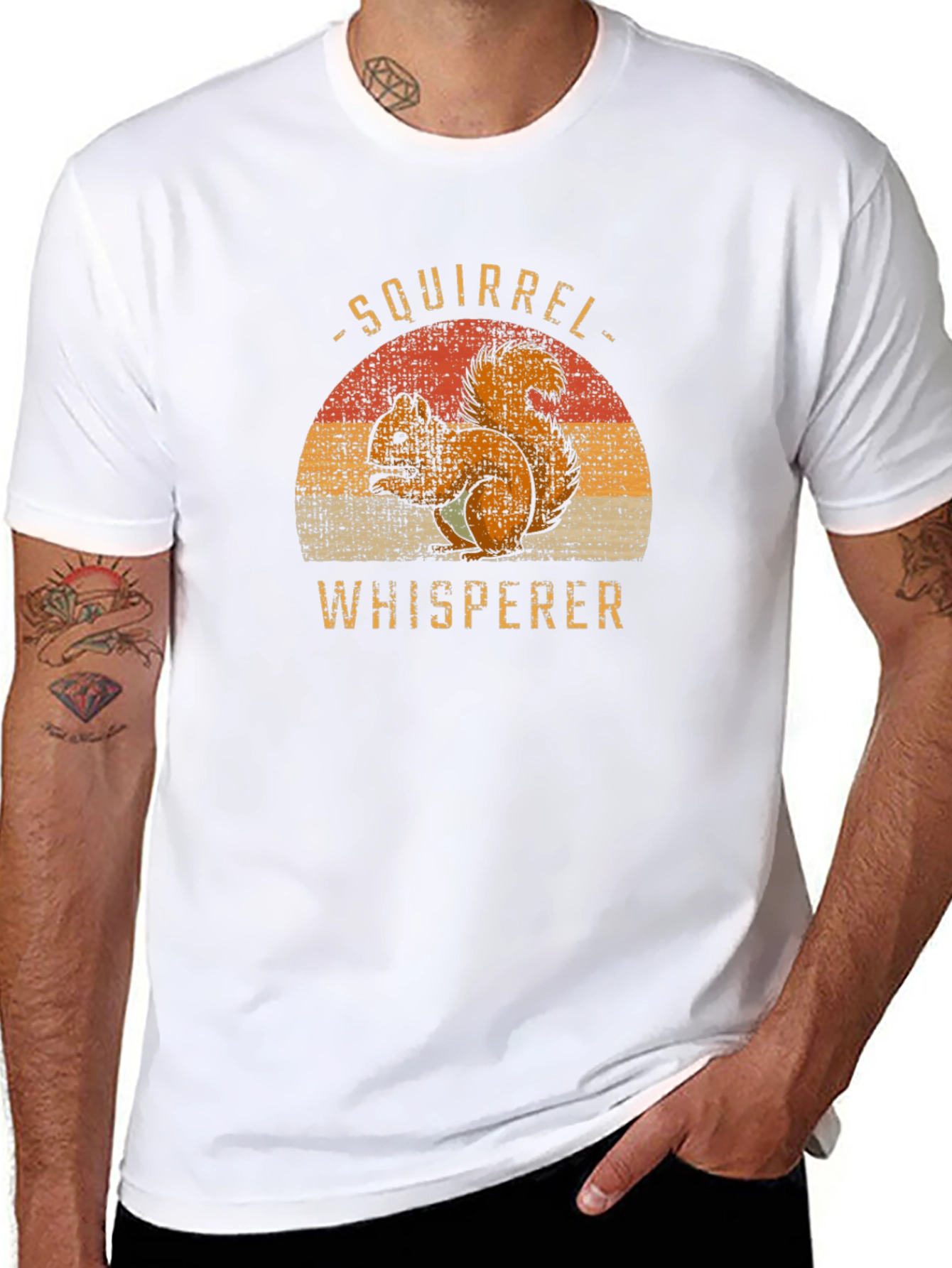 Squirrel Whisperer Graphic Tee - Unisex Crew Neck
