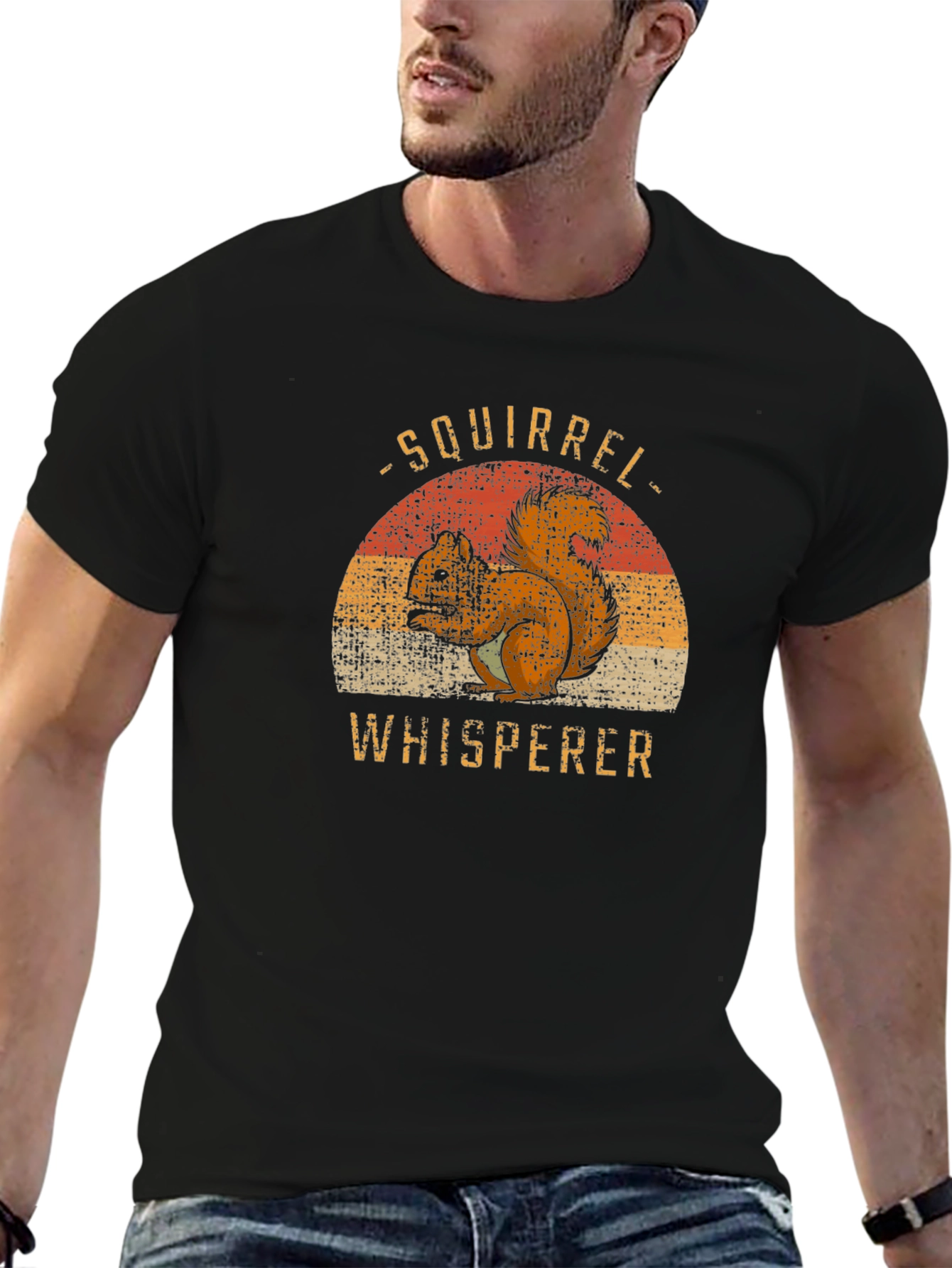 Squirrel Whisperer Graphic Tee - Unisex Crew Neck