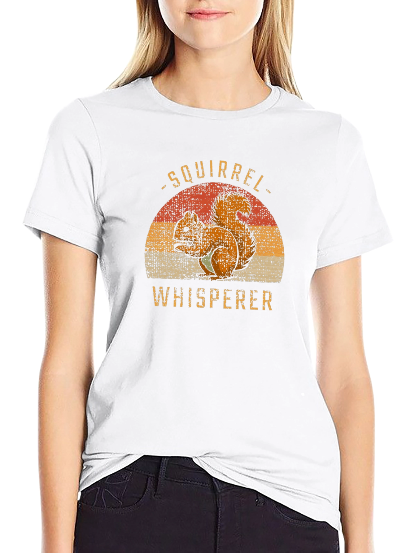 Squirrel Whisperer Graphic Tee - Unisex Crew Neck