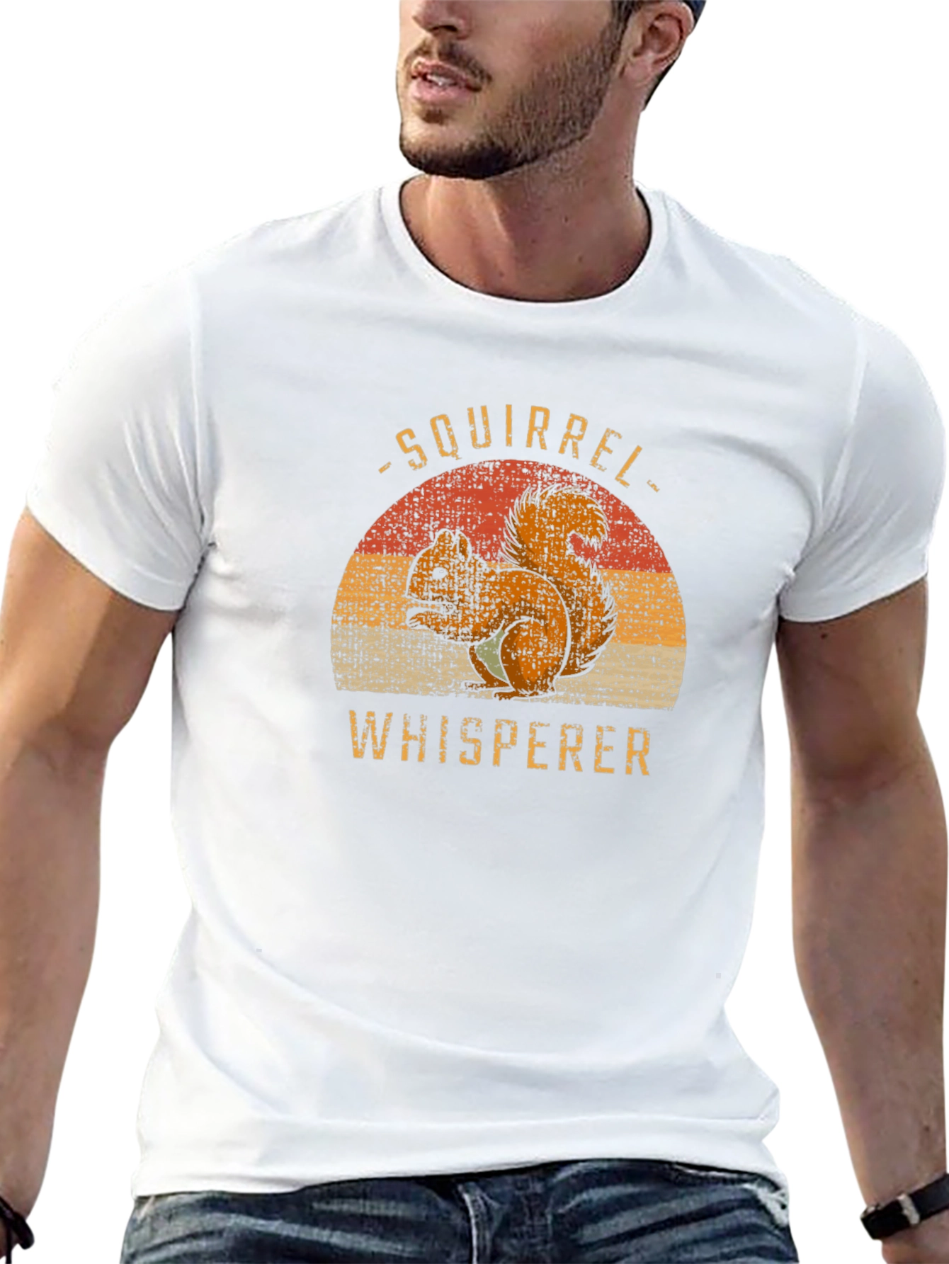 Squirrel Whisperer Graphic Tee - Unisex Crew Neck