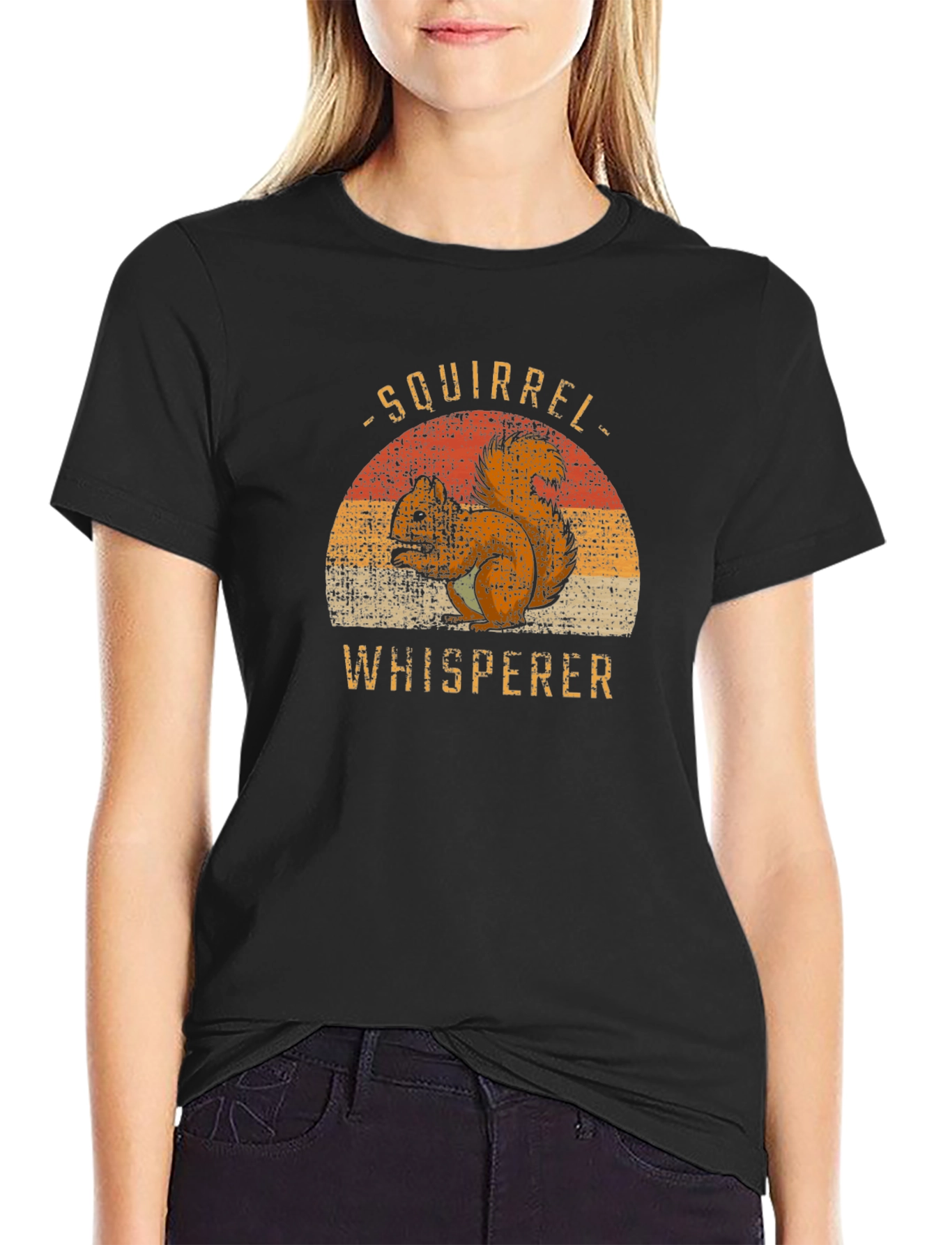 Squirrel Whisperer Graphic Tee - Unisex Crew Neck