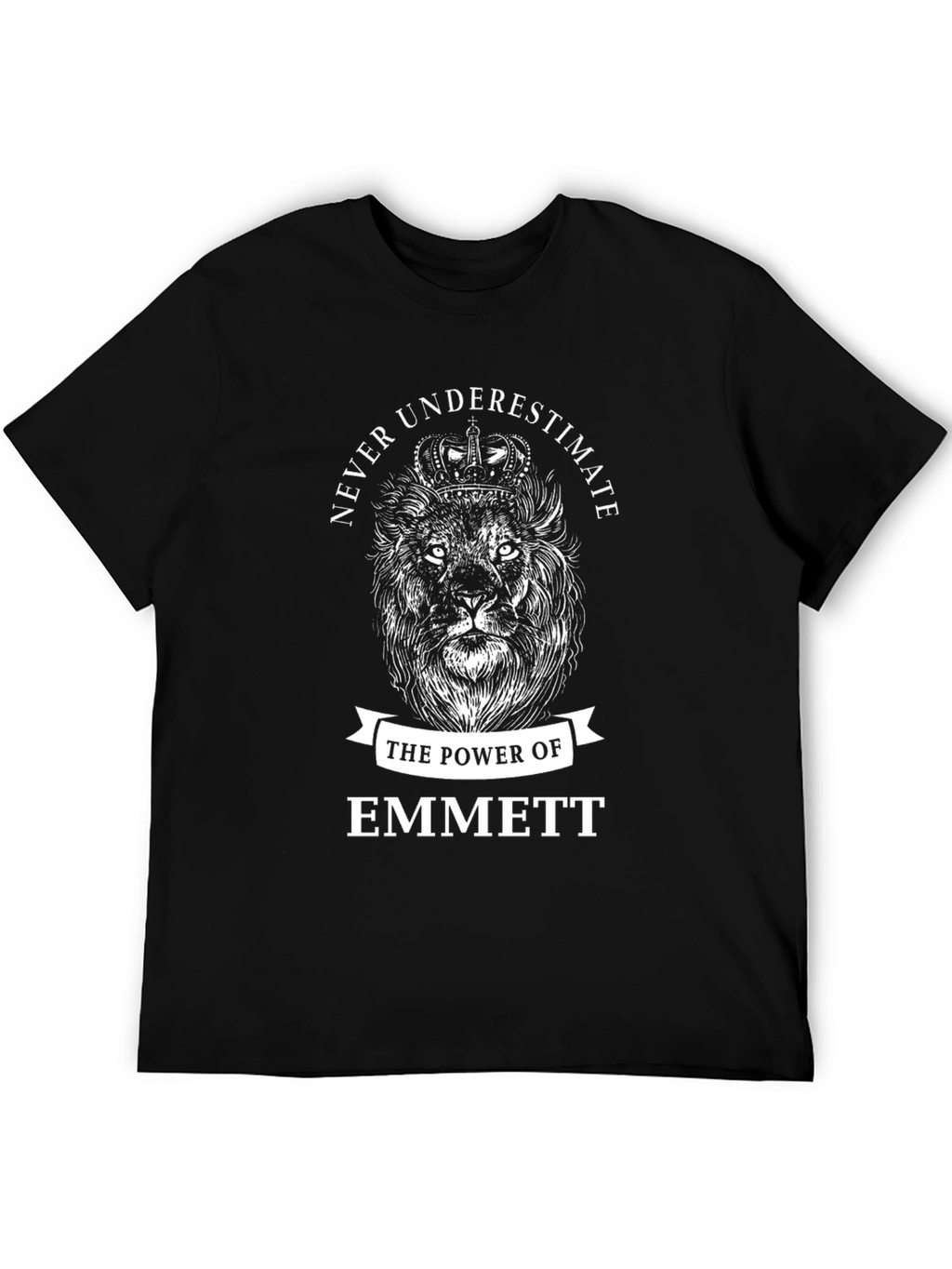 Emmett Power Lion Graphic Tee - Black