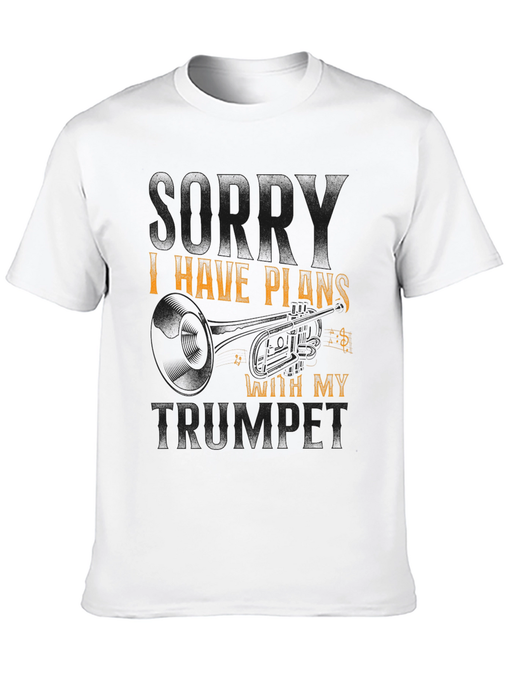 Trumpet Plans Black T-Shirt