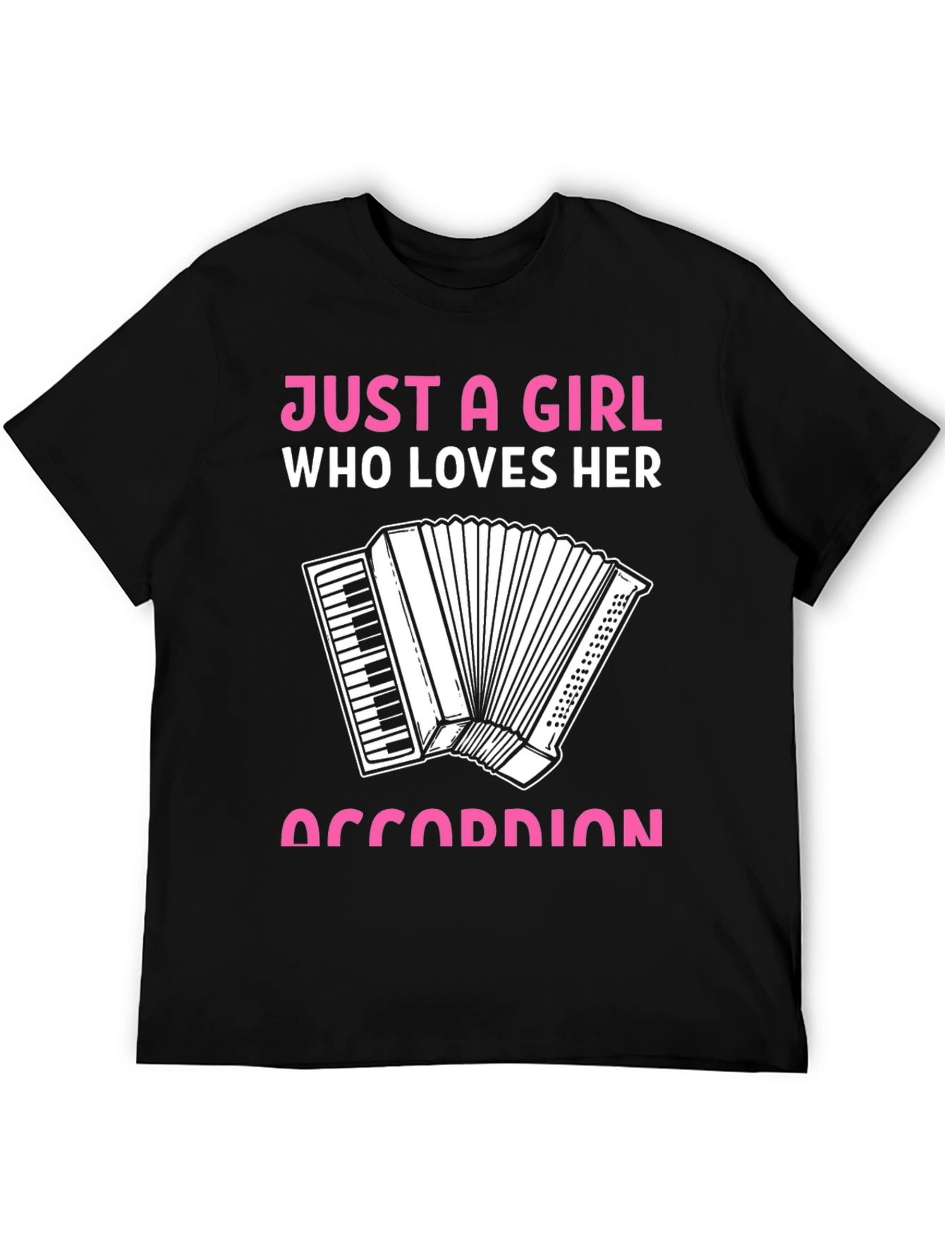 Just a Girl Who Loves Her Accordion T-Shirt
