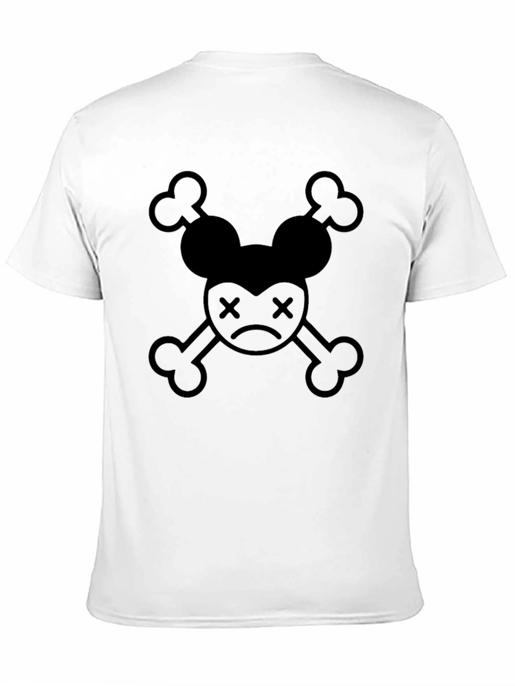 Minnie Mouse Skull Black Graphic Tee