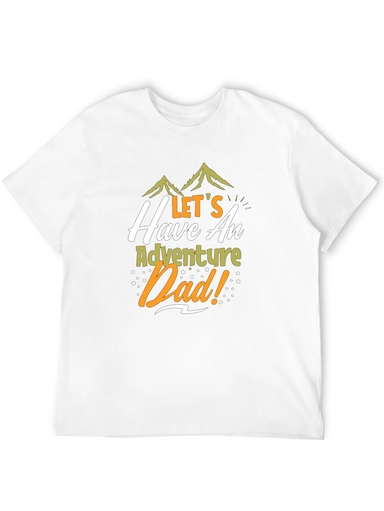 Adventure Dad Black Graphic Tee