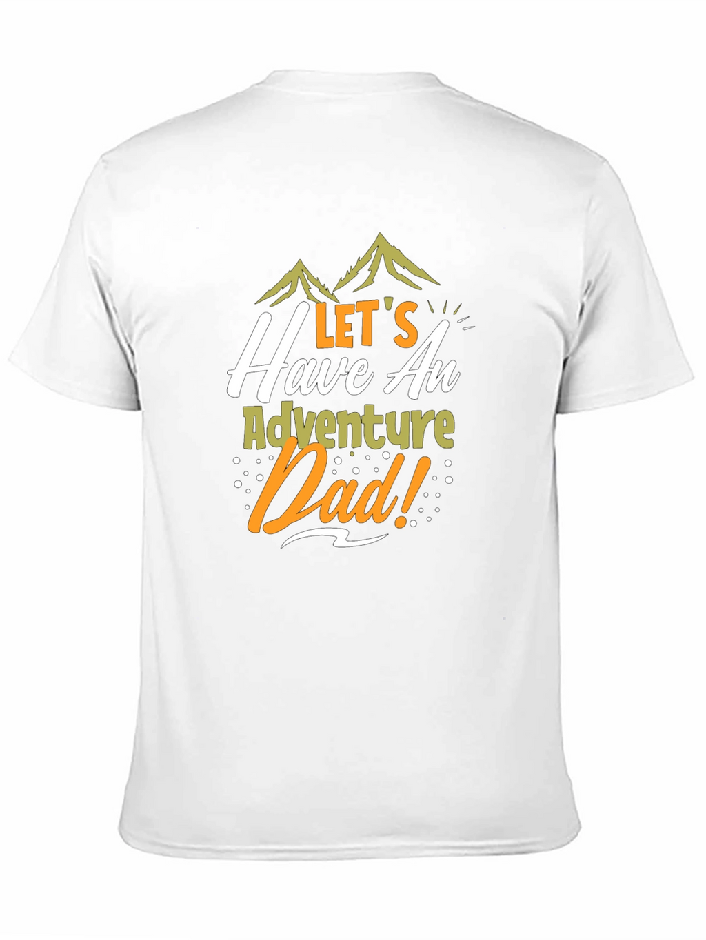 Adventure Dad Black Graphic Tee