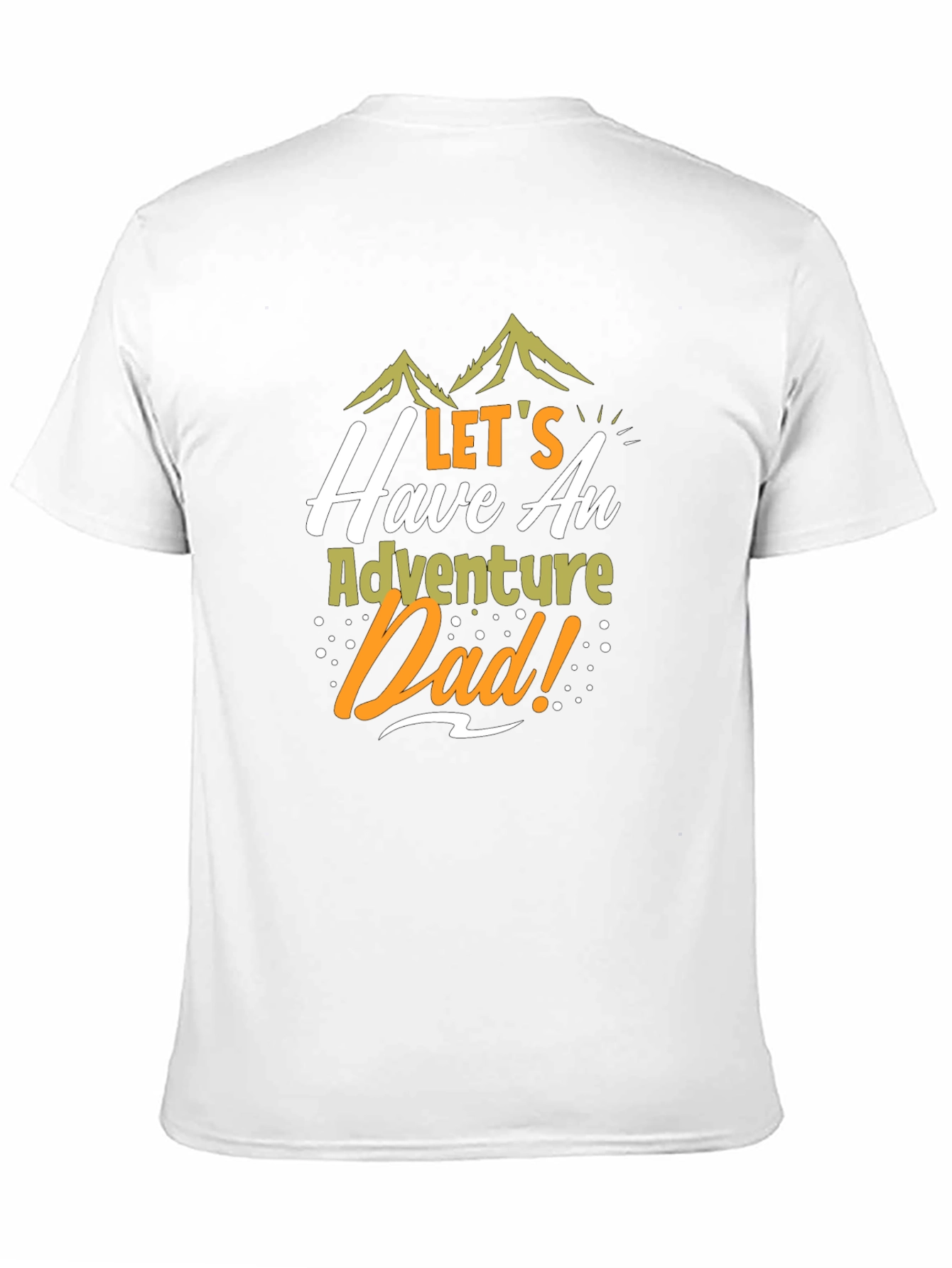 Adventure Dad Black Graphic Tee