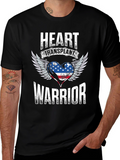 Heart Transplant Warrior Graphic T-Shirt