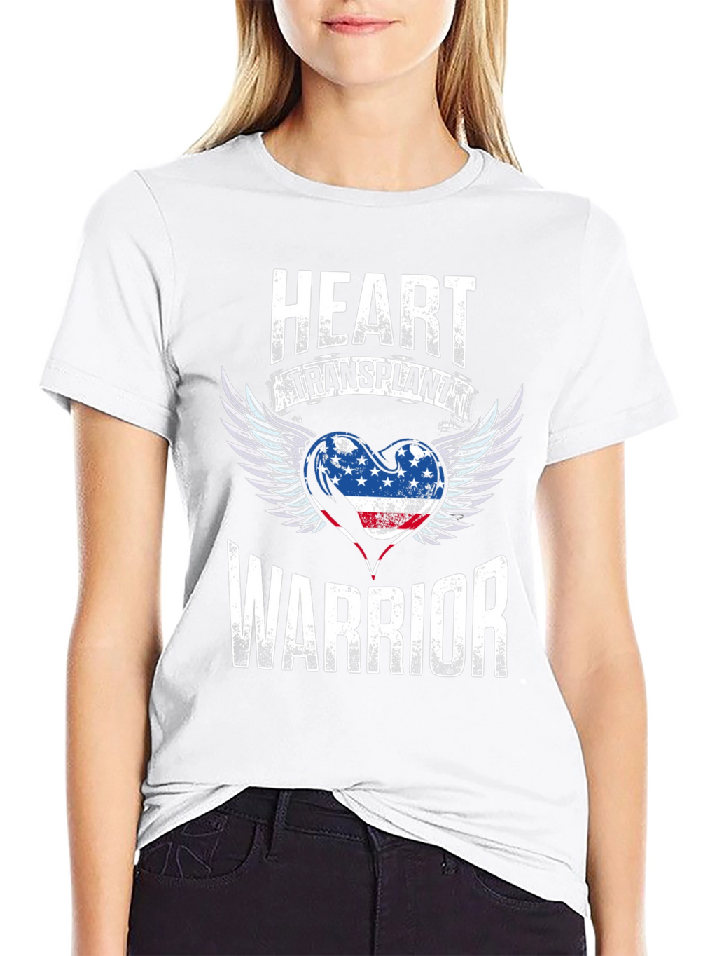 Heart Transplant Warrior Graphic T-Shirt