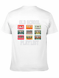 Old School Playlist Cassette Tape T-Shirt