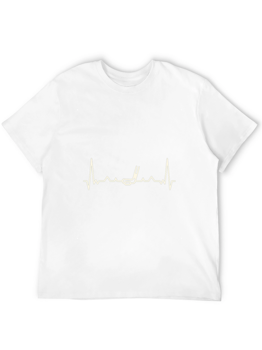 Golf Heartbeat T-Shirt - Golfers Pulse