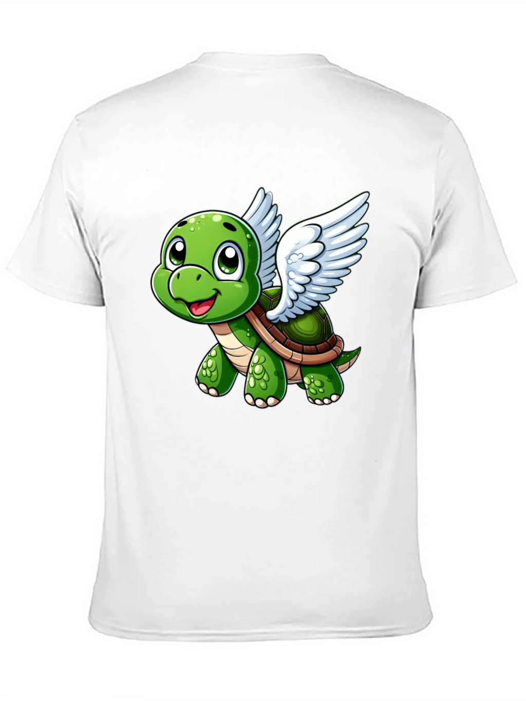 Flying Turtle Graphic Tee - Whimsical Black T-Shirt