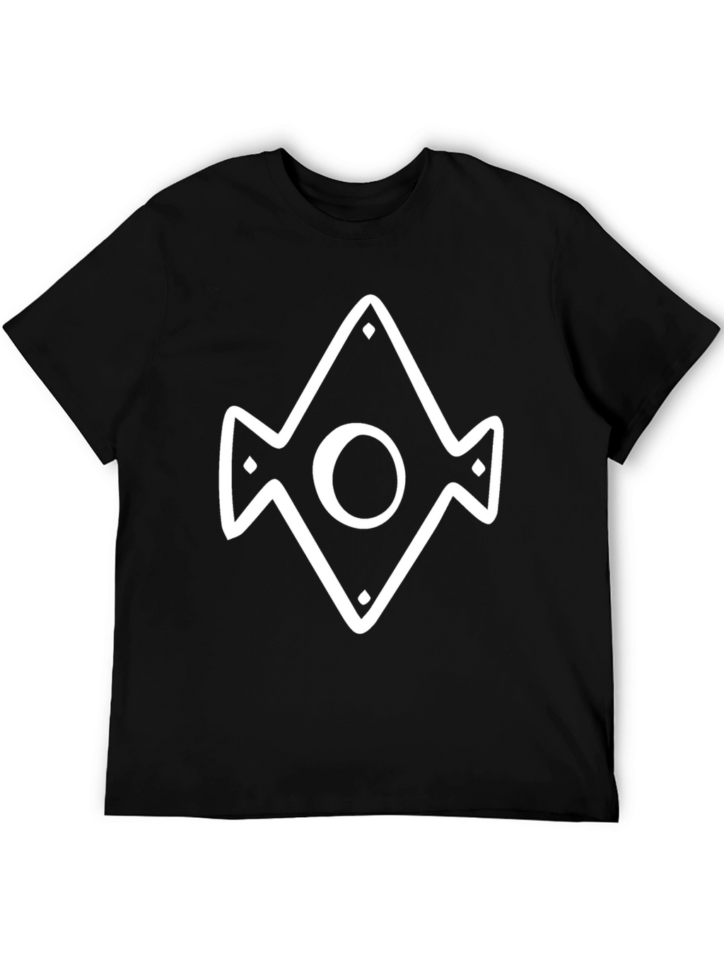 Geometric Diamond Circle Graphic Tee