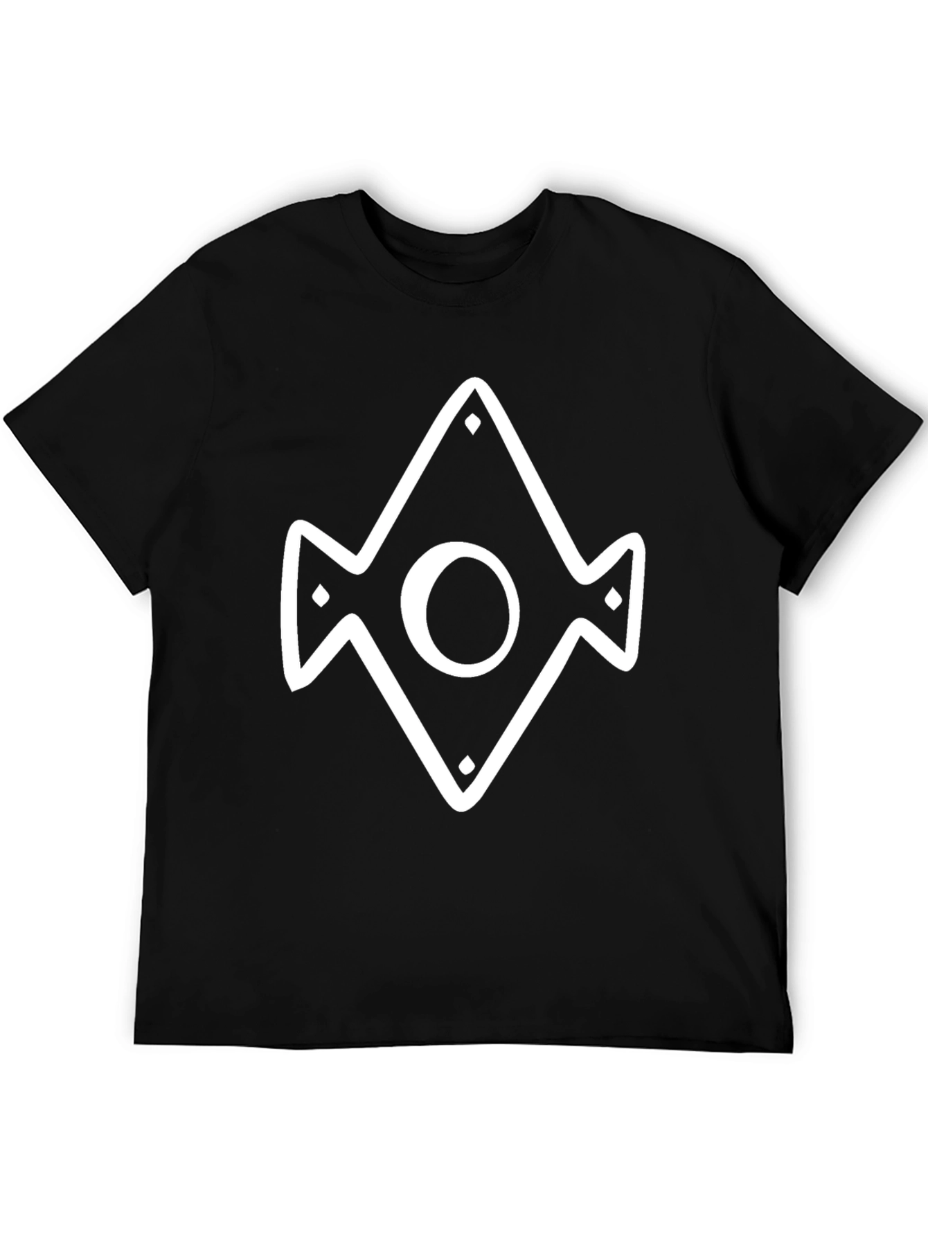 Geometric Diamond Circle Graphic Tee