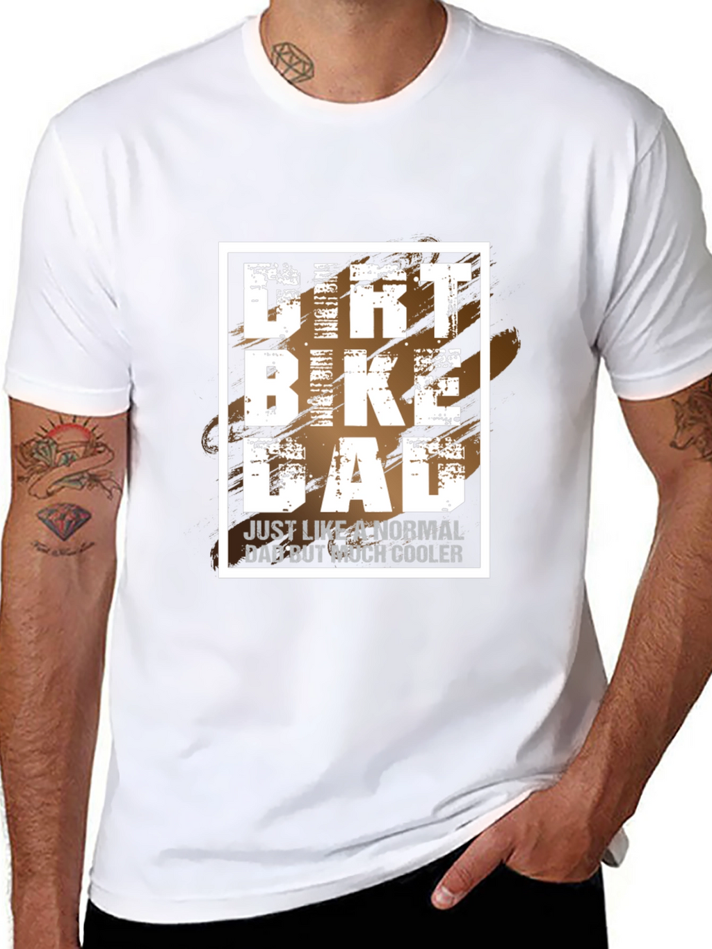Dirt Bike Dad Graphic T-Shirt