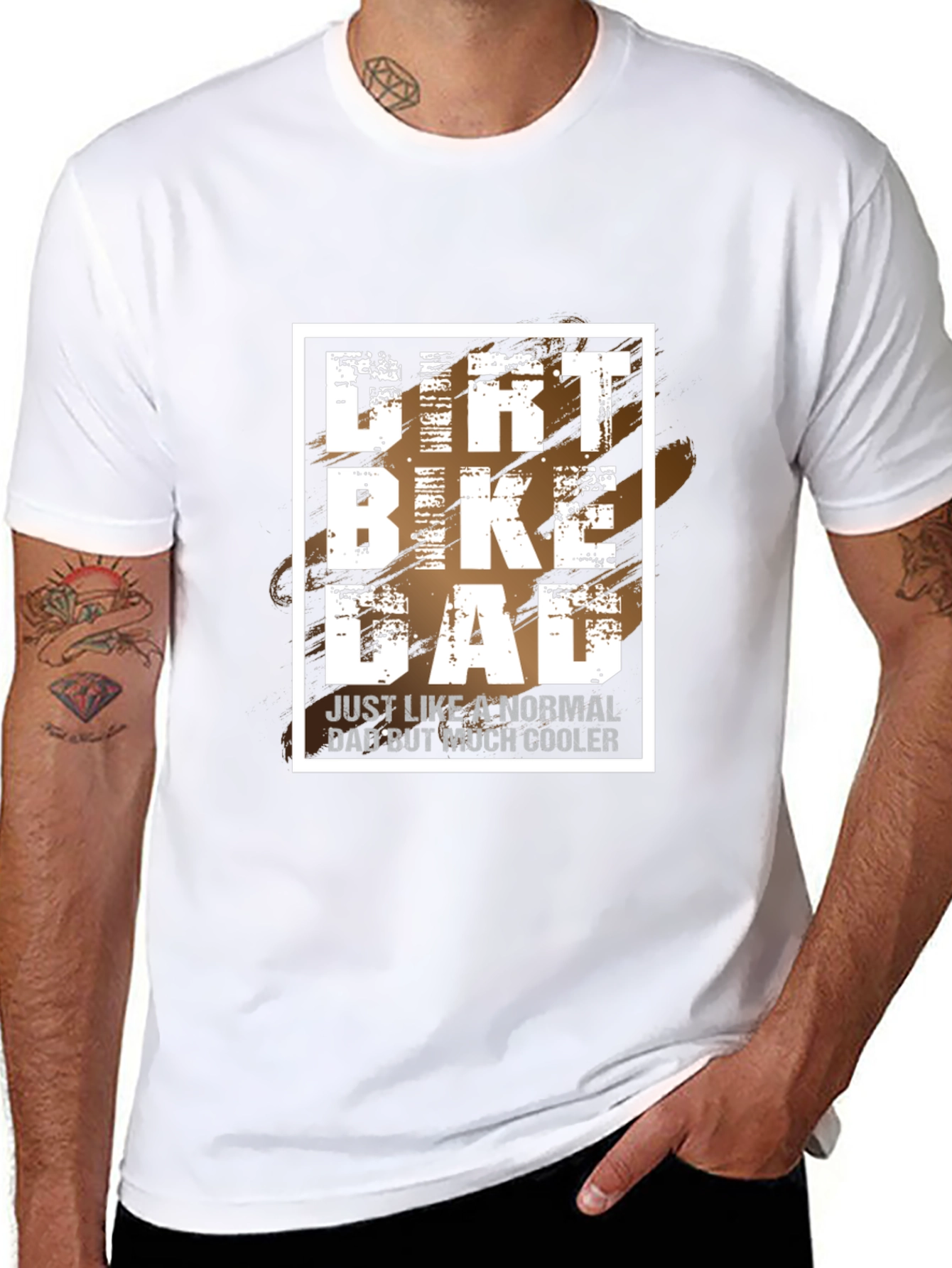 Dirt Bike Dad Graphic T-Shirt