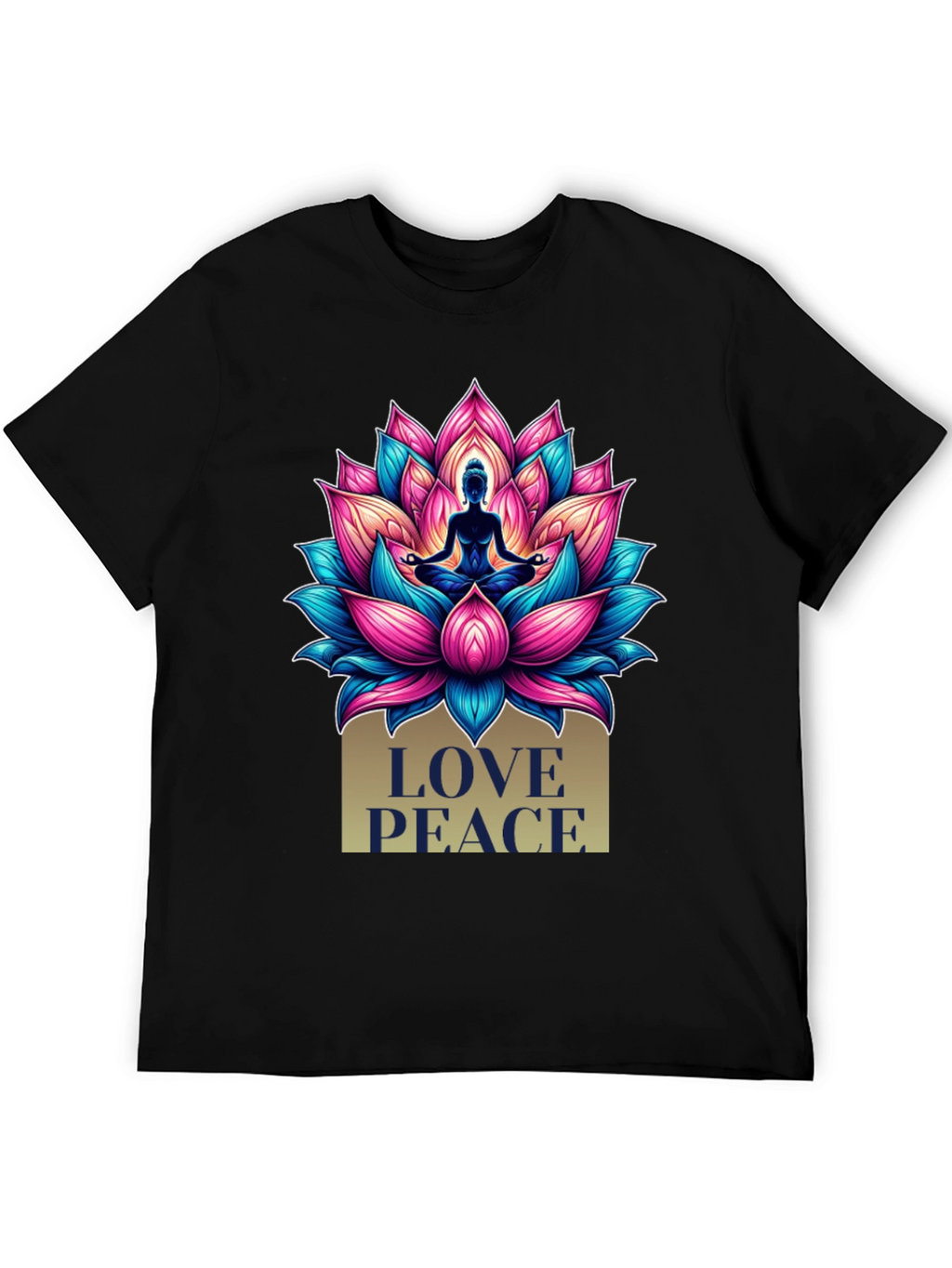 Love Peace Lotus Graphic Tee